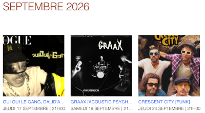 Aperçu du programme du Café Théodore